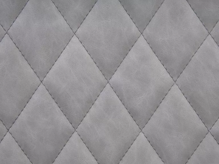 Beliani Conjunto De 2 Sillas De Comedor De Piel Sintética Gris Claro/negro MARIBEL - Imagen 9