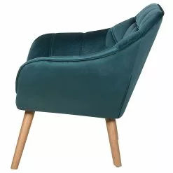 Beliani Sillón De Terciopelo Verde Esmeralda KARIS -Sillas Ventas undef src sa picid 716633 type whitesh image scaled