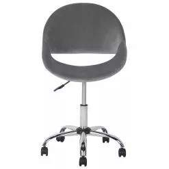 Beliani Silla De Oficina De Terciopelo Gris/plateado SELMA 14 Beliani Silla De Oficina De Terciopelo Gris/plateado SELMA -Sillas Ventas undef src sa picid 716783 type whitesh image scaled