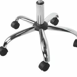 Beliani Silla De Oficina De Terciopelo Negro/plateado SELMA -Sillas Ventas undef src sa picid 716827 type whitesh image scaled