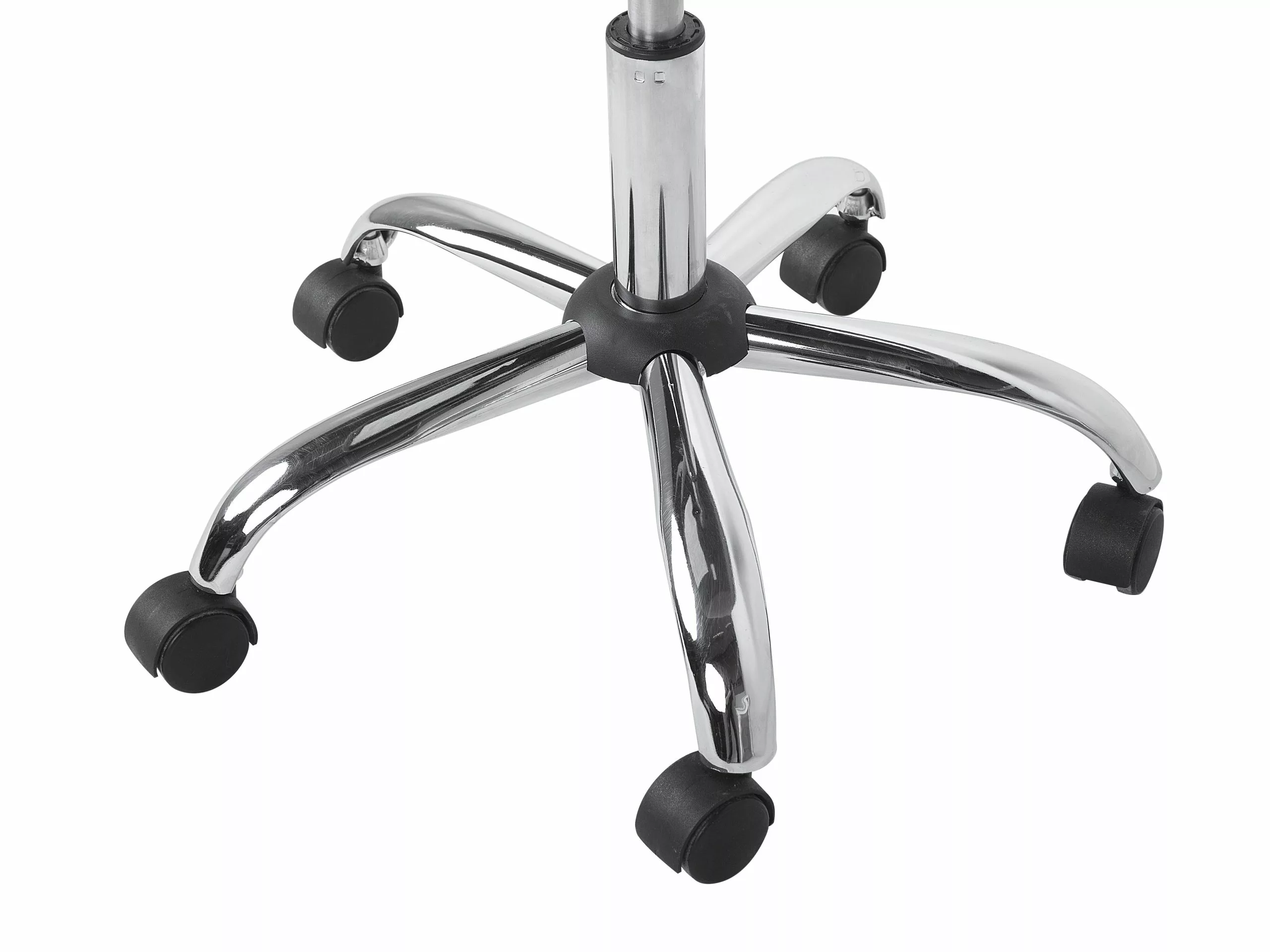 Beliani Silla De Oficina De Terciopelo Negro/plateado SELMA - Imagen 9