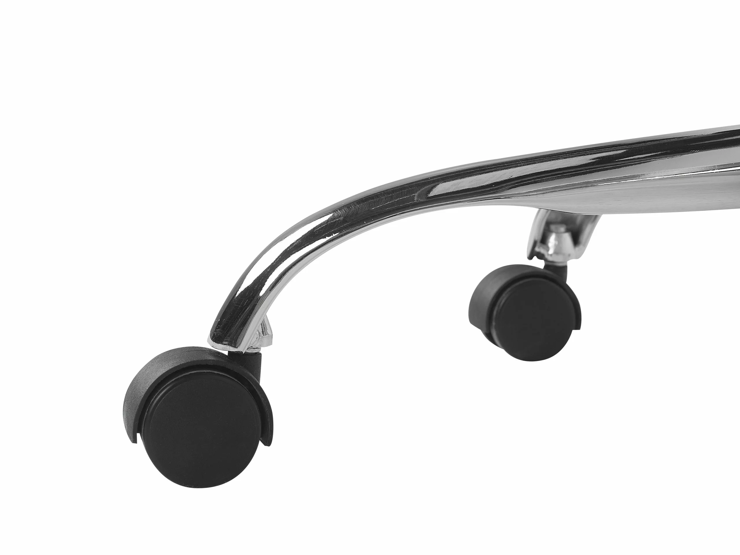 Beliani Silla De Oficina De Terciopelo Negro/plateado SELMA - Imagen 10