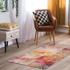 Beliani Silla De Comedor De Piel Sintética Marrón Dorado/madera Clara YORKVILLE -Sillas Ventas undef src sa picid 716833 type color image scaled