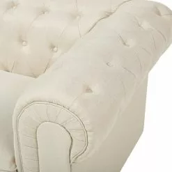 Beliani Sillón Tapizado Color Beige CHESTERFIELD 18 Beliani Sillón Tapizado Color Beige CHESTERFIELD -Sillas Ventas undef src sa picid 716980 type whitesh image scaled