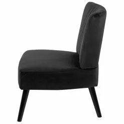 Beliani Sillón De Terciopelo Negro VAASA 17 Beliani Sillón De Terciopelo Negro VAASA -Sillas Ventas undef src sa picid 719828 type whitesh image scaled