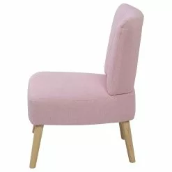 Beliani Sillón Tapizado Rosa VAASA -Sillas Ventas undef src sa picid 719846 type whitesh image scaled