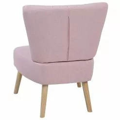 Beliani Sillón Tapizado Rosa VAASA -Sillas Ventas undef src sa picid 719847 type whitesh image scaled