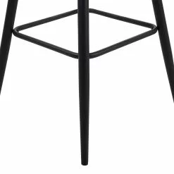 Beliani Conjunto De 2 Sillas De Bar De Poliéster Beige/negro DARIEN -Sillas Ventas undef src sa picid 724446 type whitesh image scaled