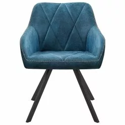 Beliani Conjunto De 2 Sillas De Comedor De Poliéster Azul Turquesa/negro MONEE -Sillas Ventas undef src sa picid 724785 type whitesh image scaled