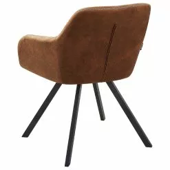 Beliani Conjunto De 2 Sillas De Comedor De Poliéster Marrón Dorado/negro MONEE -Sillas Ventas undef src sa picid 724875 type whitesh image scaled