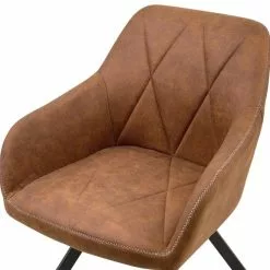 Beliani Conjunto De 2 Sillas De Comedor De Poliéster Marrón Dorado/negro MONEE -Sillas Ventas undef src sa picid 724877 type whitesh image scaled