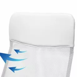 Beliani Silla De Oficina Reclinable De Malla Blanco/negro/plateado DESIGN 19 Beliani Silla De Oficina Reclinable De Malla Blanco/negro/plateado DESIGN -Sillas Ventas undef src sa picid 731302 type whitesh image scaled