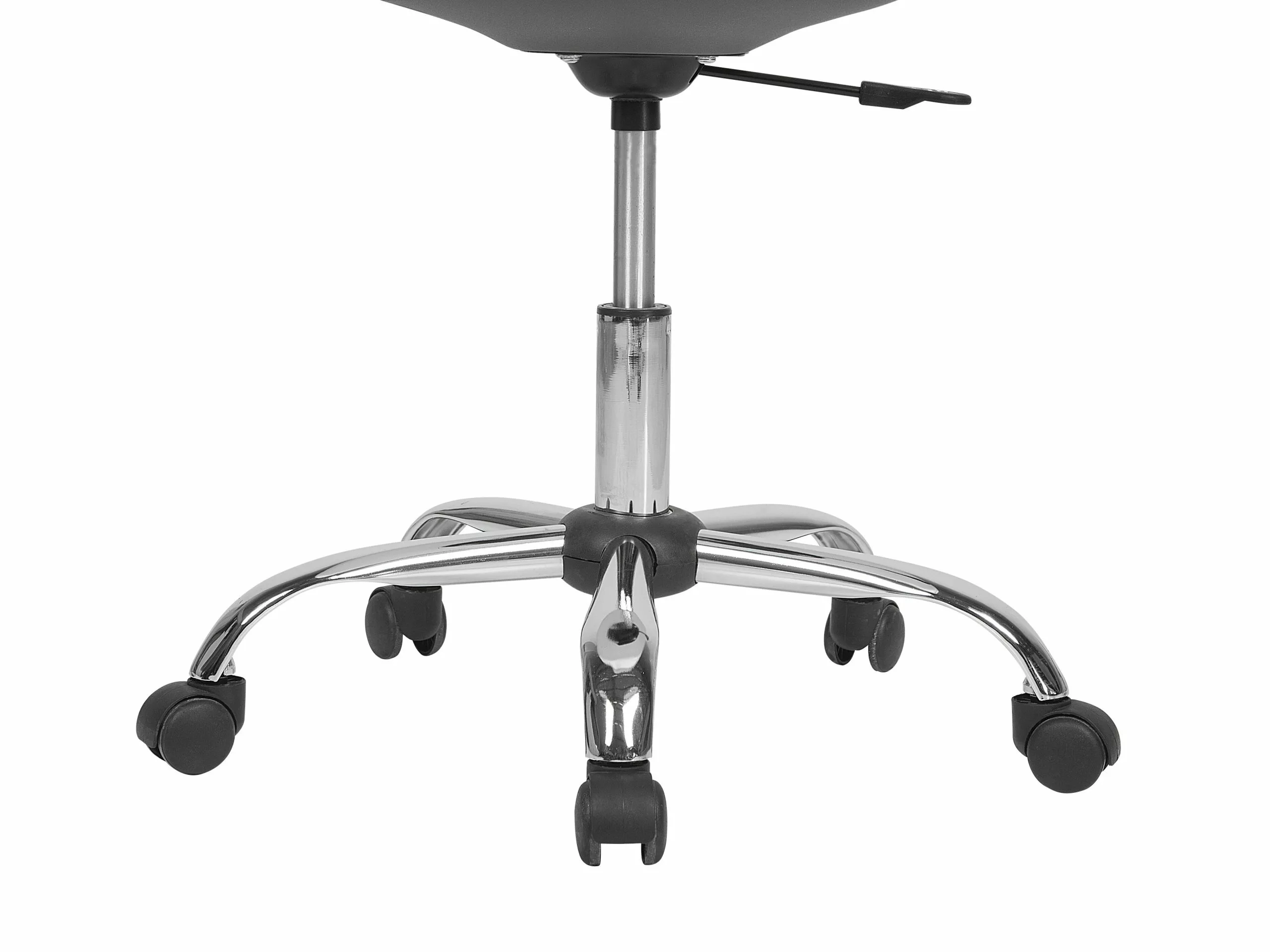 Beliani Silla De Oficina Gris/madera Clara DAKOTA II - Imagen 7