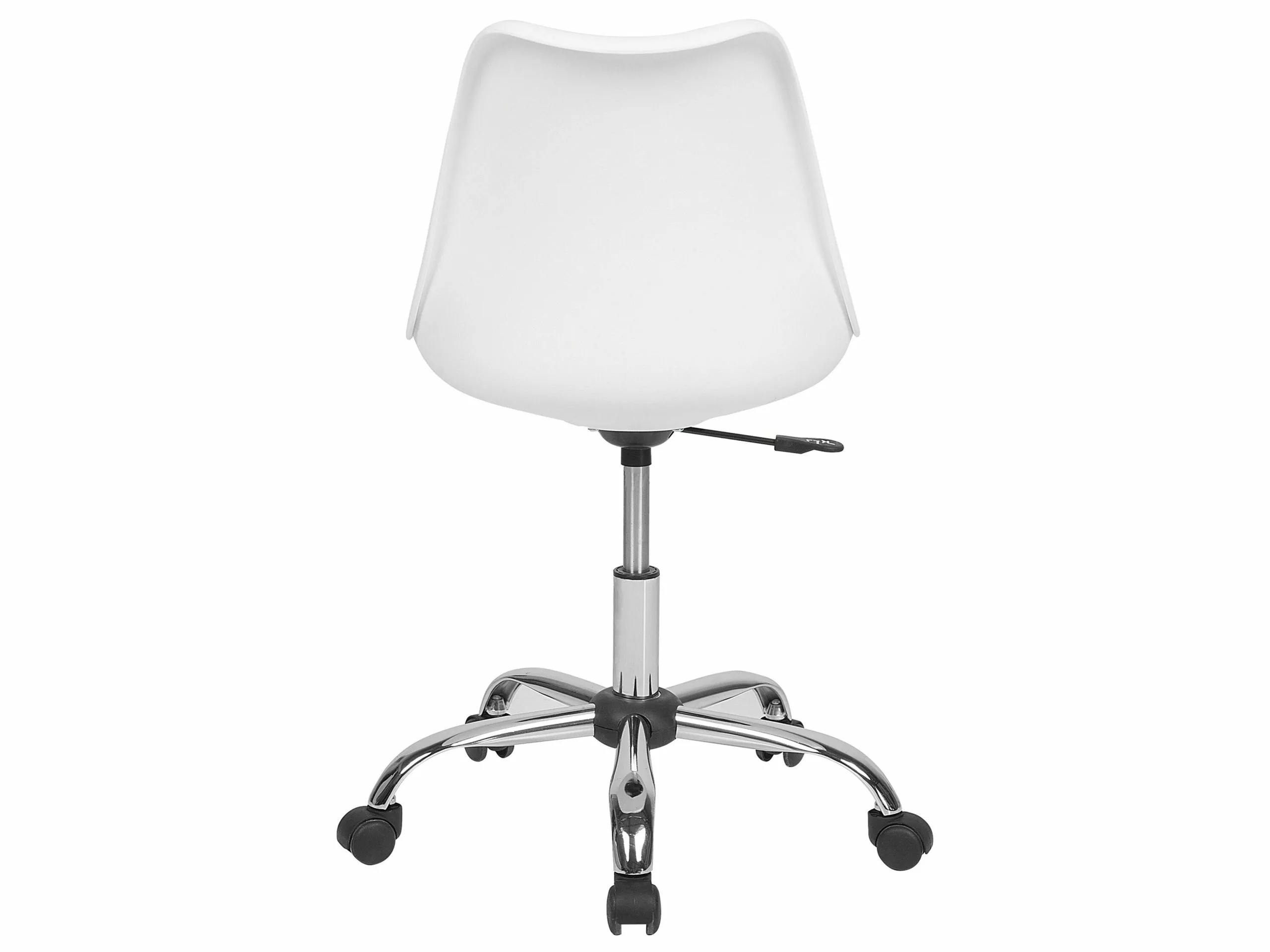 Beliani Silla De Oficina Blanco/rosa/dorado DAKOTA II - Imagen 5