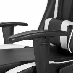 Beliani Silla De Oficina Reclinable De Piel Sintética Negro/blanco GAMER 20 Beliani Silla De Oficina Reclinable De Piel Sintética Negro/blanco GAMER -Sillas Ventas undef src sa picid 738342 type whitesh image scaled