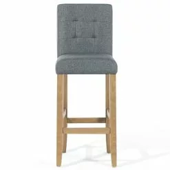 Beliani Conjunto De 2 Sillas De Bar De Poliéster Gris/madera Clara MADISON 18 Beliani Conjunto De 2 Sillas De Bar De Poliéster Gris/madera Clara MADISON -Sillas Ventas undef src sa picid 741096 type whitesh image scaled