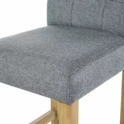 Beliani Conjunto De 2 Sillas De Bar De Poliéster Gris/madera Clara MADISON 15 Beliani Conjunto De 2 Sillas De Bar De Poliéster Gris/madera Clara MADISON -Sillas Ventas undef src sa picid 741106 type whitesh image scaled