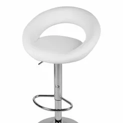 Beliani Conjunto De 2 Taburetes De Bar Blancos PEORIA -Sillas Ventas undef src sa picid 743379 type whitesh image scaled