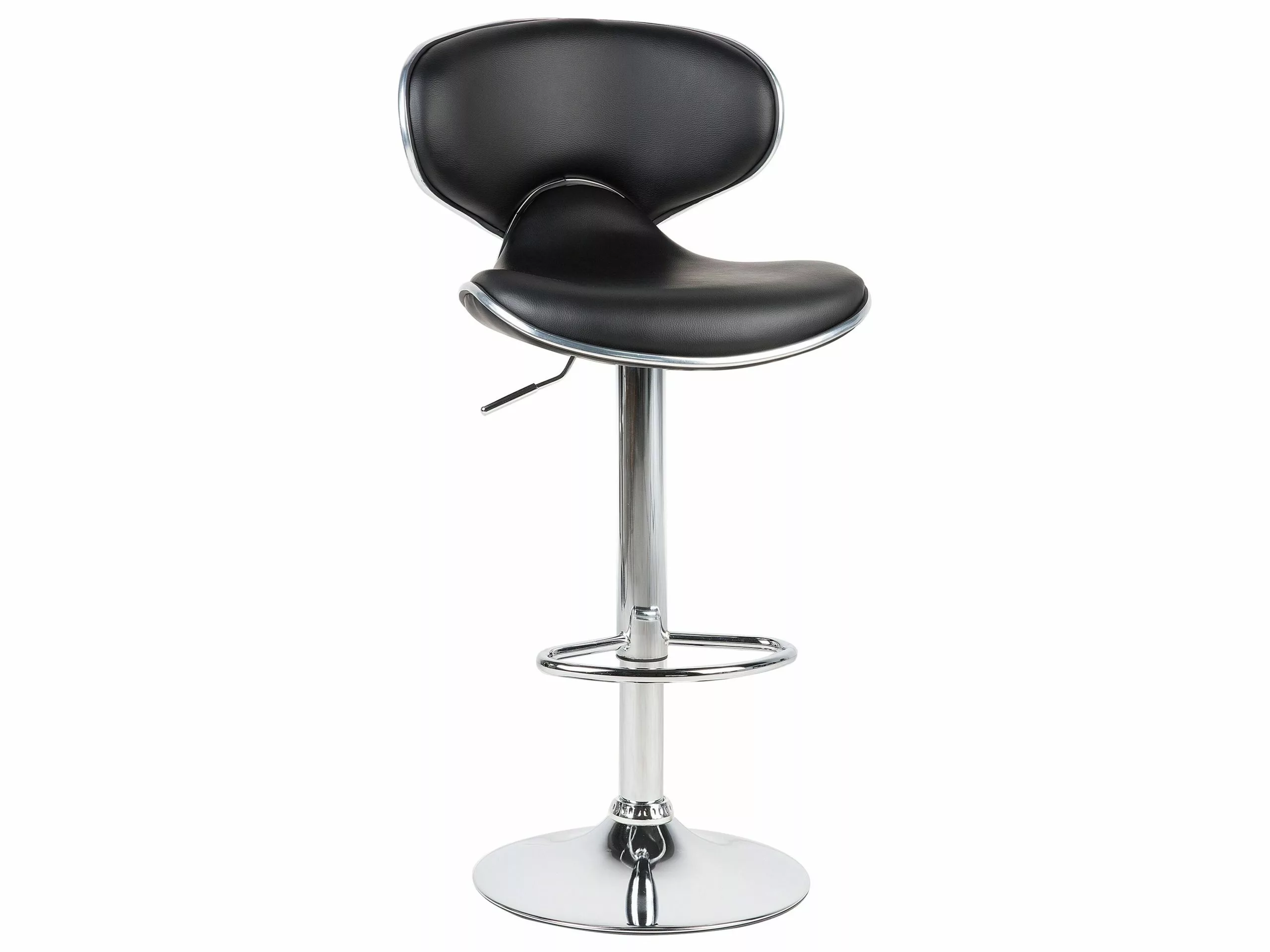 Beliani Conjunto De 2 Taburetes De Bar Negros CONWAY 5 Beliani Conjunto De 2 Taburetes De Bar Negros CONWAY - Imagen 3