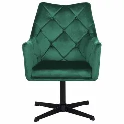 Beliani Sillón De Terciopelo Verde VAKSALA -Sillas Ventas undef src sa picid 745320 type whitesh image scaled