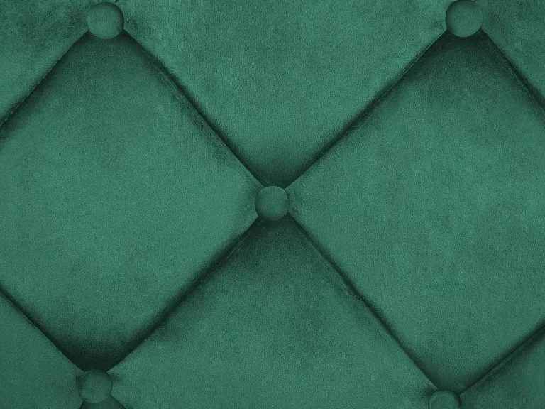 Beliani Sillón De Terciopelo Verde VAKSALA - Imagen 9