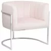 Beliani Sillón De Terciopelo Rosa LARVIK -Sillas Ventas undef src sa picid 747089 type whitesh image