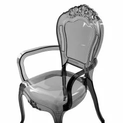 Beliani Conjunto De 2 Sillas De Comedor Negro/transparente VERMONT II -Sillas Ventas undef src sa picid 751344 type whitesh image scaled