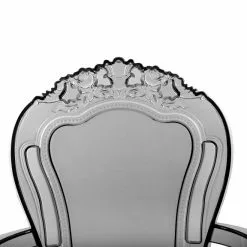 Beliani Conjunto De 2 Sillas De Comedor Negro/transparente VERMONT II -Sillas Ventas undef src sa picid 751345 type whitesh image scaled