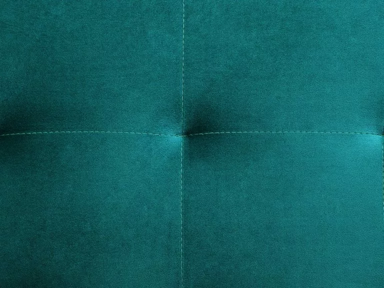 Beliani Sillón De Terciopelo Verde Azulado ABERDEEN - Imagen 8