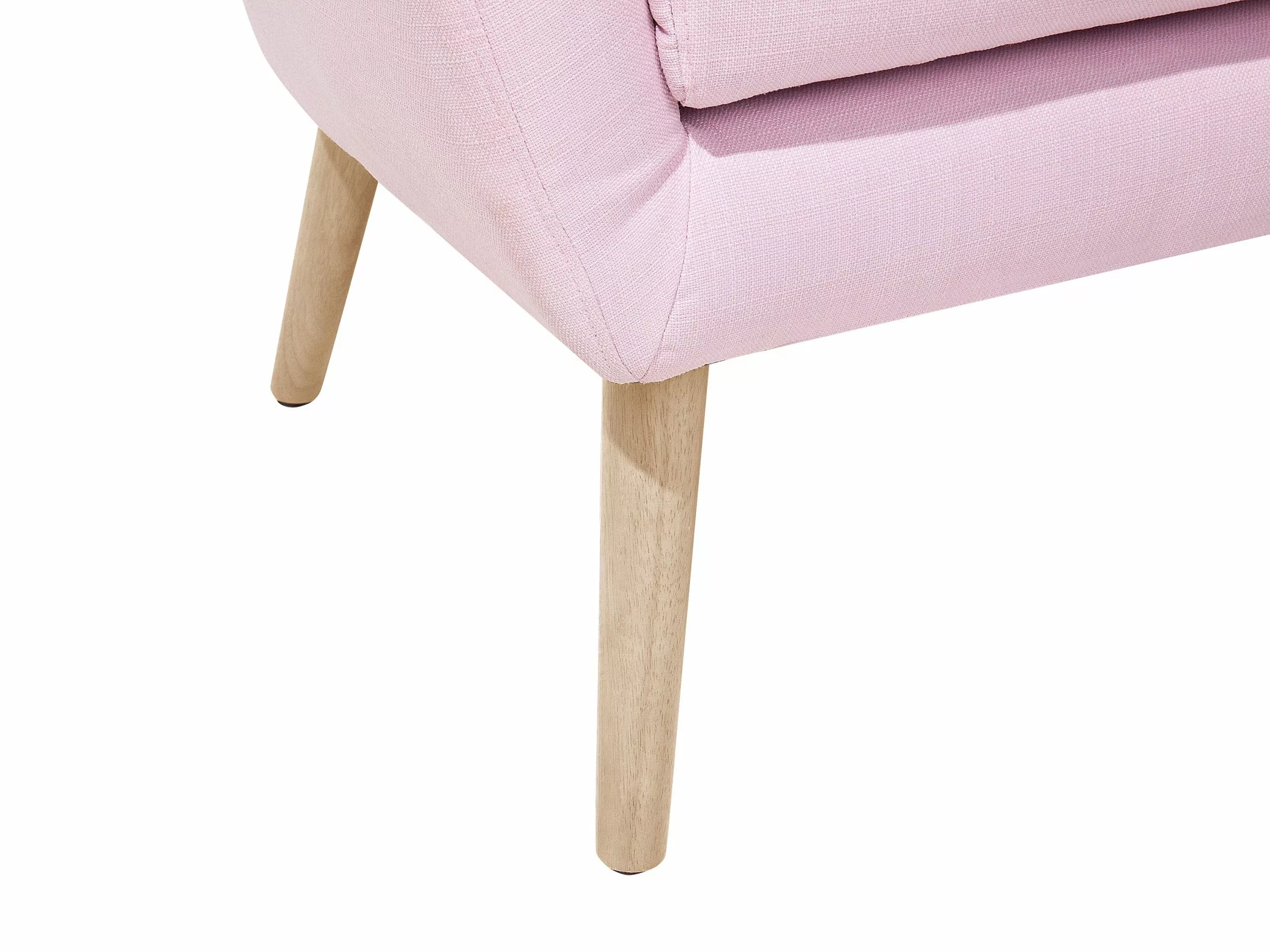 Beliani Sillón Rosa Pastel DRAMMEN - Imagen 6