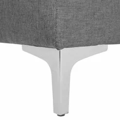 Beliani Sillón Tapizado Gris Claro/negro ABERDEEN -Sillas Ventas undef src sa picid 752936 type whitesh image scaled