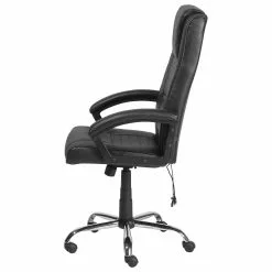 Beliani Silla De Oficina Reclinable De Piel Sintética Negra COMFORT 16 Beliani Silla De Oficina Reclinable De Piel Sintética Negra COMFORT -Sillas Ventas undef src sa picid 760614 type whitesh image scaled