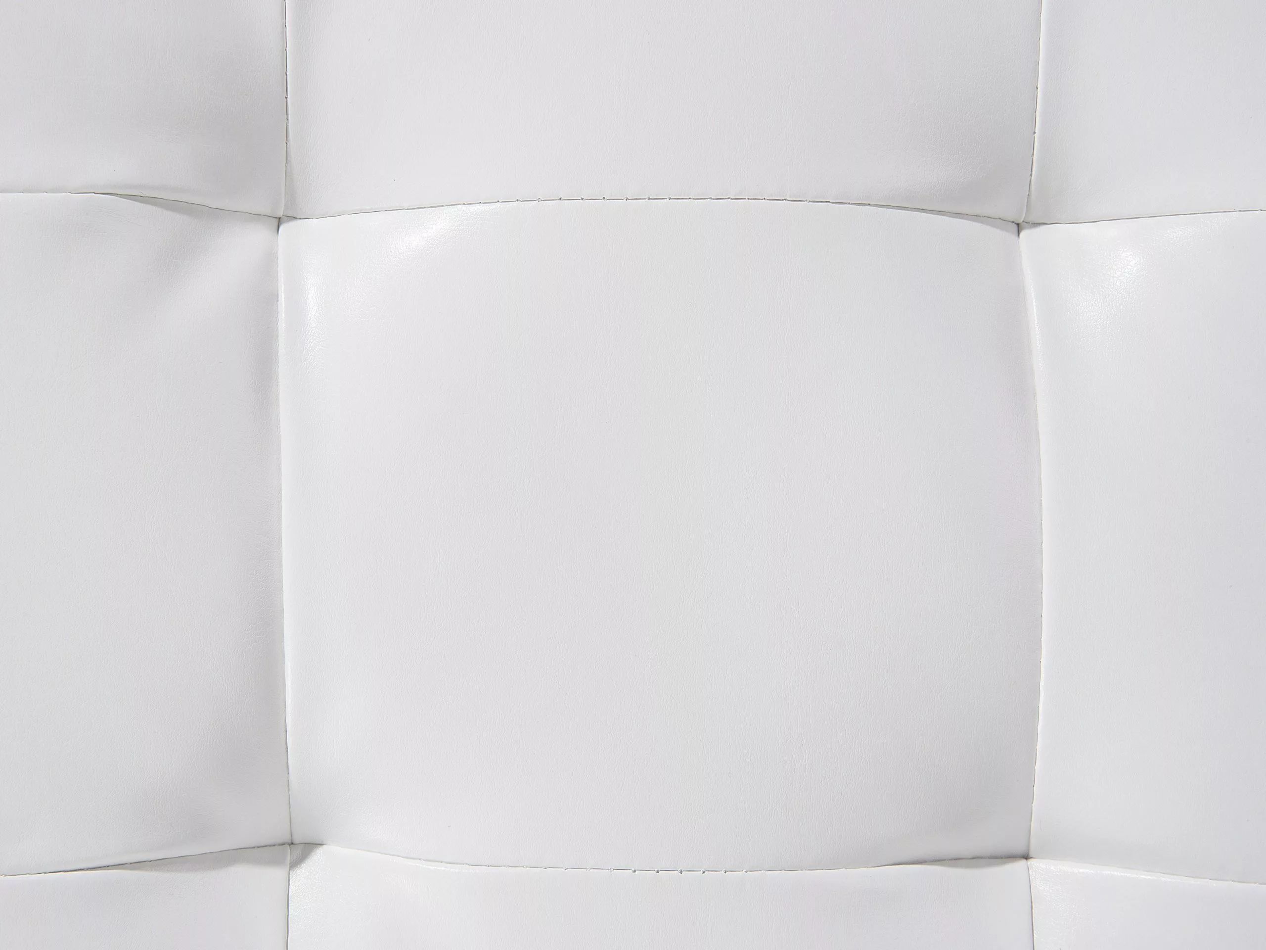 Beliani Silla De Bar De Piel Sintética Blanco Crema/madera Clara MADISON - Imagen 9