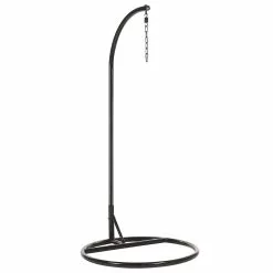 Beliani Soporte Para El Sillón Colgante Negro STAN