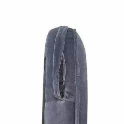 Beliani Sillón De Terciopelo Gris TROMSO -Sillas Ventas undef src sa picid 767260 type whitesh image scaled