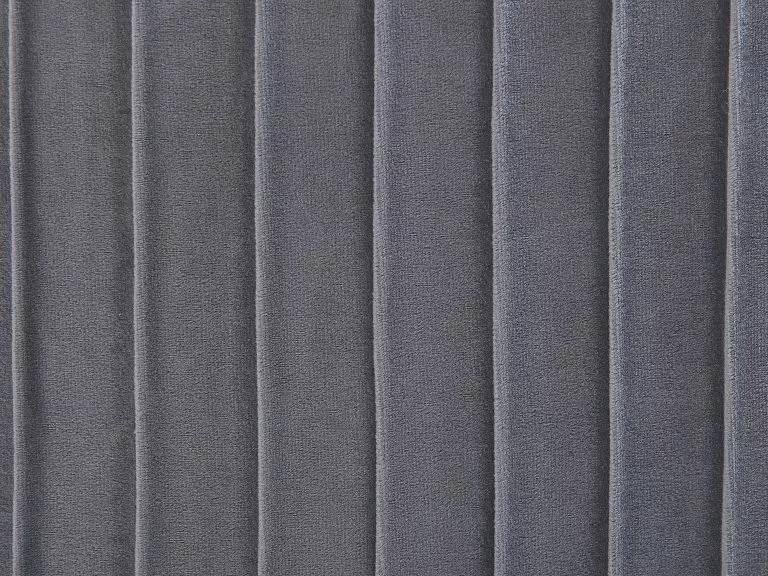 Beliani Sillón De Terciopelo Gris TROMSO - Imagen 9