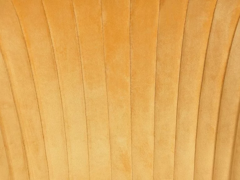 Beliani Conjunto De 2 Sillas De Comedor De Terciopelo Amarillo Mostaza/negro AUGUSTA - Imagen 10