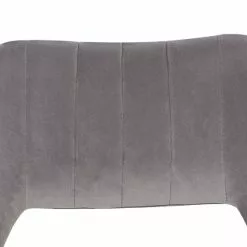 Beliani Conjunto De 2 Sillas De Comedor De Terciopelo Gris Claro/negro ANSLEY -Sillas Ventas undef src sa picid 774209 type whitesh image scaled