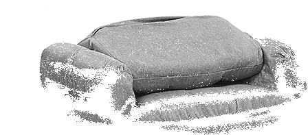 Beliani Sillón Reclinable Gris Con Reposapiés OLAND - Imagen 3