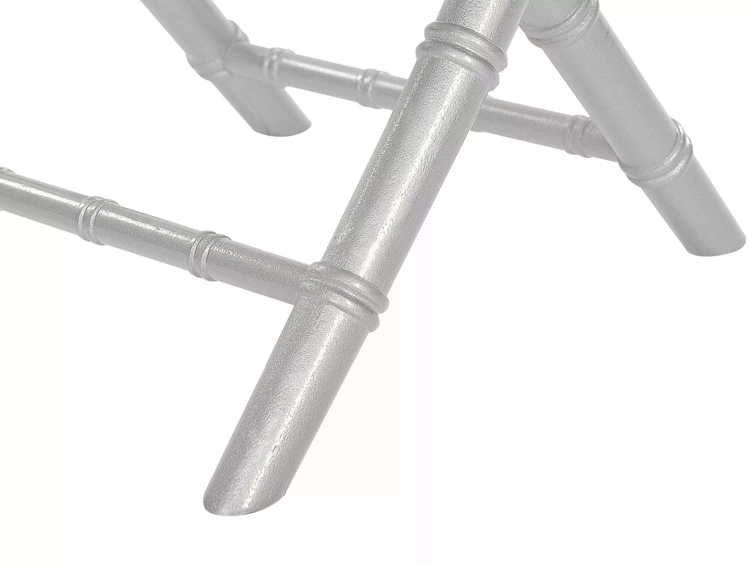 Beliani Conjunto De 4 Sillas De Madera De Haya Plateado MACHIAS 11 Beliani Conjunto De 4 Sillas De Madera De Haya Plateado MACHIAS - Imagen 9