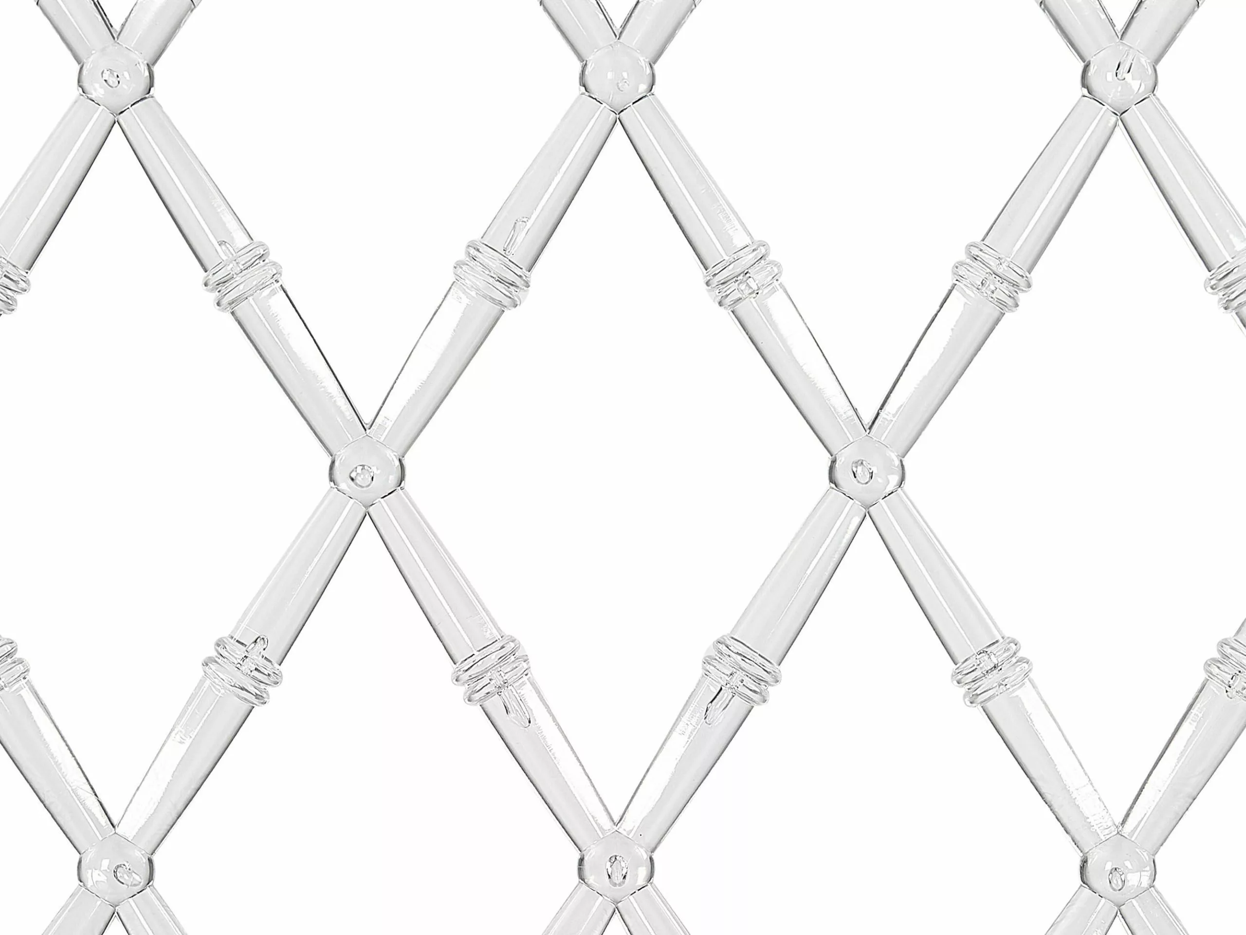 Beliani Conjunto De 2 Sillas De Comedor Transparentes CLARION - Imagen 8