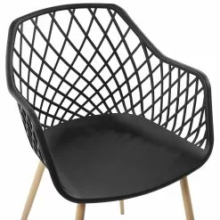 Beliani Conjunto De 2 Sillas De Comedor Negro/madera Clara NASHUA -Sillas Ventas undef src sa picid 775285 type whitesh image scaled