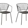 Beliani Conjunto De 2 Sillas De Metal Negro RIGBY 2 Beliani Conjunto De 2 Sillas De Metal Negro RIGBY -Sillas Ventas undef src sa picid 775542 type whitesh image