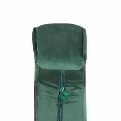 Beliani Sillón De Terciopelo Verde Con Reposapiés SANDSET -Sillas Ventas undef src sa picid 776395 type whitesh image scaled