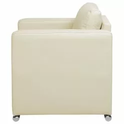 Beliani Sillón De Piel Beige HELSINKI -Sillas Ventas undef src sa picid 77787 type whitesh image scaled