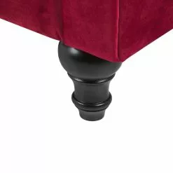 Beliani Sillón De Terciopelo Rojo Oscuro CHESTERFIELD -Sillas Ventas undef src sa picid 778769 type whitesh image scaled