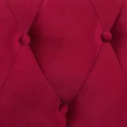 Beliani Sillón De Terciopelo Rojo Oscuro CHESTERFIELD -Sillas Ventas undef src sa picid 778771 type whitesh image scaled