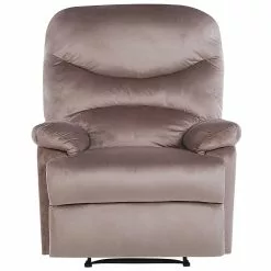 Beliani Sillón Reclinable De Terciopelo Gris Pardo/negro ESLOV 15 Beliani Sillón Reclinable De Terciopelo Gris Pardo/negro ESLOV -Sillas Ventas undef src sa picid 779802 type whitesh image scaled