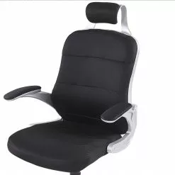 Beliani Silla De Oficina Reclinable De Malla Negro/plateado PREMIER -Sillas Ventas undef src sa picid 780609 type whitesh image scaled