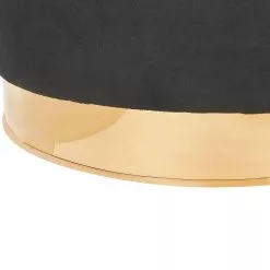 Beliani Sillón De Terciopelo Negro ALBY -Sillas Ventas undef src sa picid 780882 type whitesh image scaled